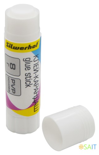 Клей-карандаш Silwerhof 431462-08 8гр ПВП термоусадочная упаковка