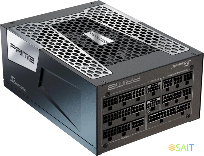 Блок питания Seasonic ATX 1600W Prime PX-1600 Gen.5 80+ platinum (20+4pin) APFC 135mm fan 18xSATA Cab Manag RTL