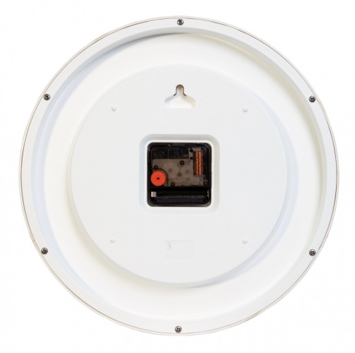 Часы настенные аналоговые Бюрократ WallC-R76P D29см белый (WALLC-R76P29/GOLD)