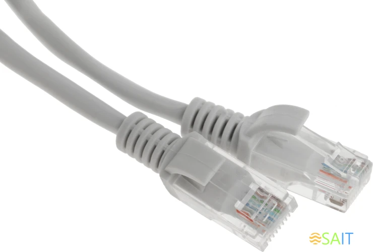 Патч-корд Premier 5-970 1Гбит/с UTP 4 пары cat.5E CCA molded 1.5м серый RJ-45 (m)-RJ-45 (m)