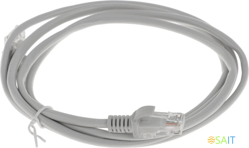 Патч-корд Premier 5-970 1Гбит/с UTP 4 пары cat.5E CCA molded 1.5м серый RJ-45 (m)-RJ-45 (m)