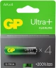 Батарея GP Ultra Plus Alkaline 15AUPA21-2CRSB4 AA (4шт) блистер