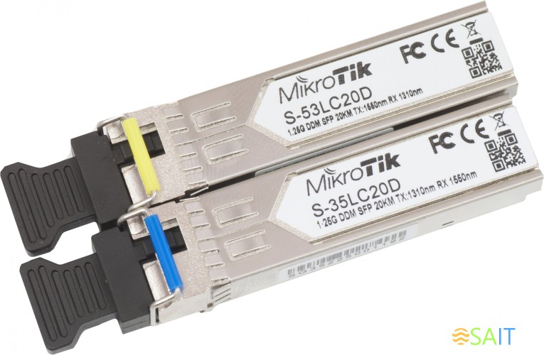 Трансивер MikroTik S-3553LC20D SM 1.25Гбит/с