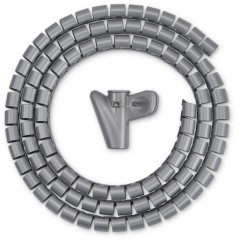 Кабельный органайзер Buro BHP CG155S Spiral Hose 15x1500mm Silver
