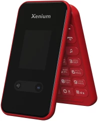 Мобильный телефон Xenium X680 красный раскладной 2Sim 2.8" 240x320 Nucleus 0.3Mpix GSM900/1800 MP3 FM microSD max32Gb