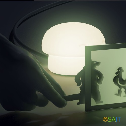 Умный светильник Sber Грибочек настол. белый (SBDV-00127)