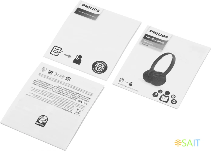 Гарнитура накладные Philips TAH1108BK/00 черный беспроводные bluetooth оголовье