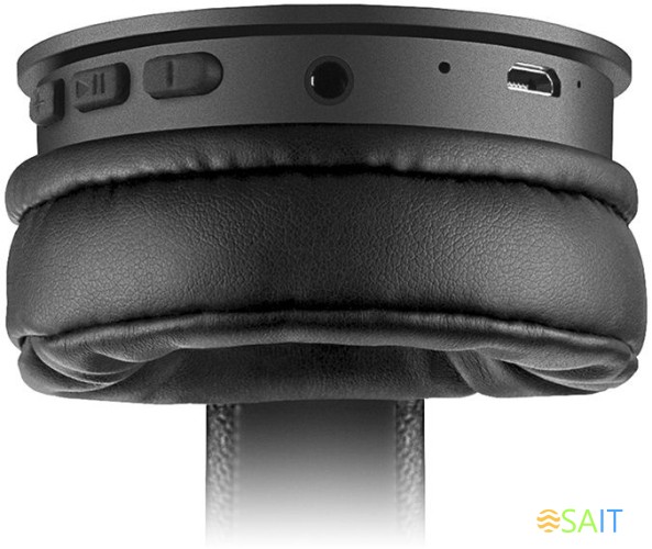 Гарнитура накладные Sven AP-B700MV 1м черный беспроводные bluetooth оголовье (SV-019327)