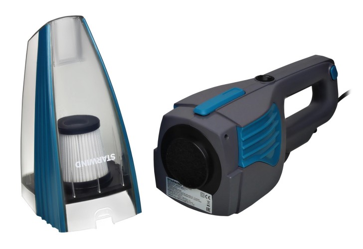 Пылесос ручной Starwind SCH1250 1000Вт бирюзовый/серый