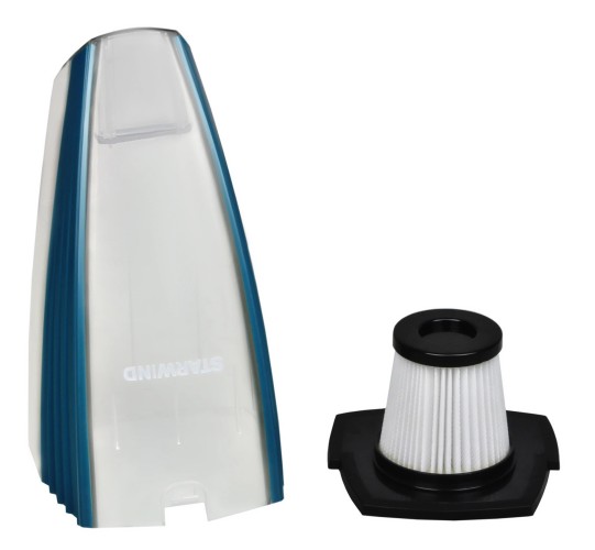 Пылесос ручной Starwind SCH1250 1000Вт бирюзовый/серый