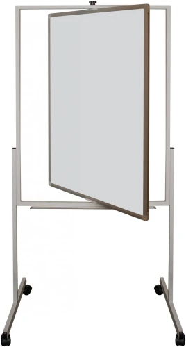 Флипчарт Silwerhof DAILY лак 70x100см на роликах белый вращающаяся