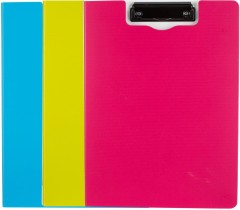 Папка-планшет Deli Rio EF75002 A4 пластик 2мм ассорти с крышкой