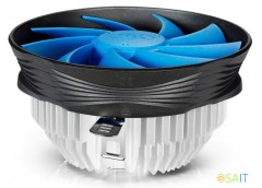 Устройство охлаждения(кулер) Deepcool Archer Bigpro Soc-AM5/AM4/1151/1200 черный/синий 4-pin 24-30dB Al+Cu 125W 380gr Ret (DP-MCAC-ABGP)