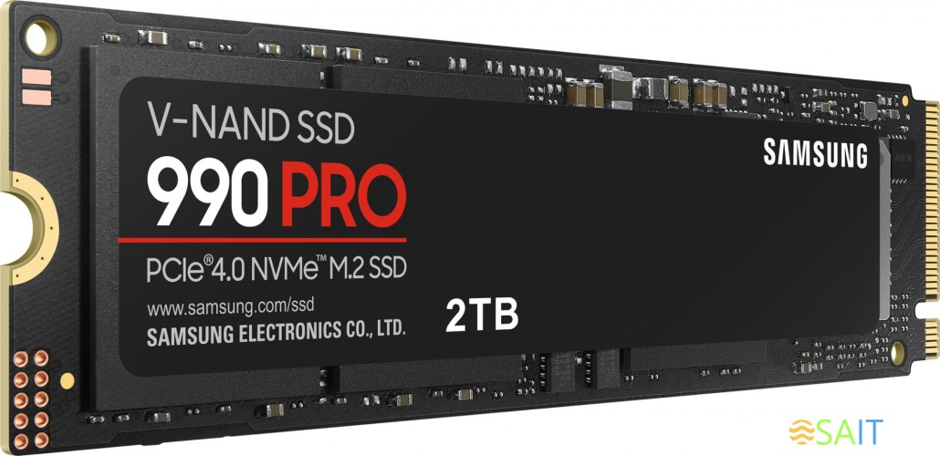 Накопитель SSD Samsung PCIe 4.0 x4 2TB MZ-V9P2T0BW 990 Pro M.2 2280