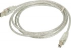 Кабель Ningbo USB A(m) USB B(m) 1.8м прозрачный (блистер)