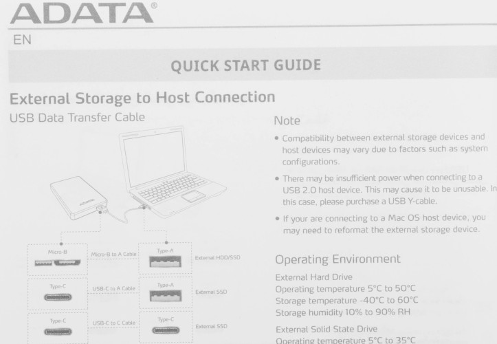 Жесткий диск A-Data USB3.0 1TB AHD720-1TU31-CBK HD720 DashDrive Durable 2.5" черный