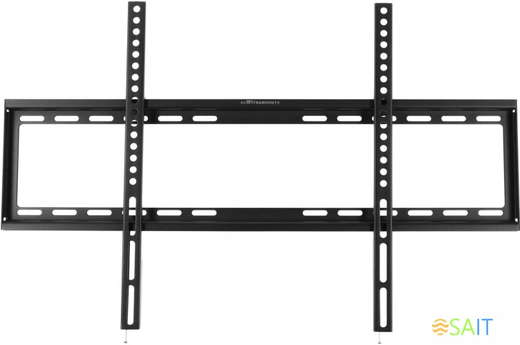 Кронштейн для телевизора Ultramounts UM814F черный 37"-70" макс.35кг настенный фиксированный