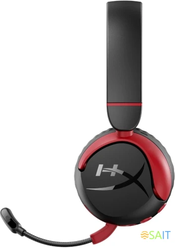 Наушники с микрофоном HyperX Cloud Mini черный/красный накладные BT оголовье (7G8F1AA)
