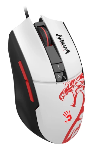 Мышь A4Tech Bloody L65 Max белый/рисунок оптическая 12000dpi USB 6but (L65 MAX NARAKA)
