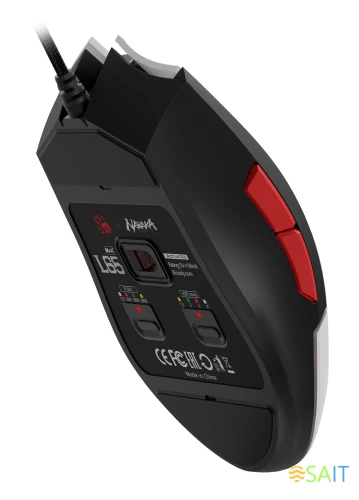 Мышь A4Tech Bloody L65 Max белый/рисунок оптическая 12000dpi USB 6but (L65 MAX NARAKA)
