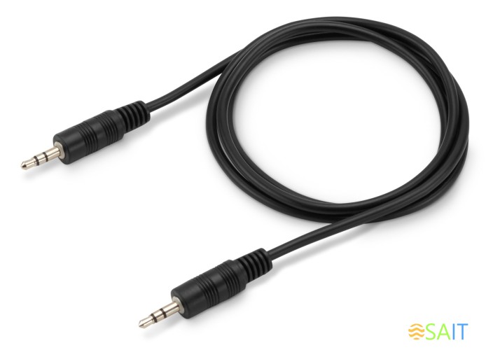 Кабель соединительный аудио Buro BAAC002-1 Jack 3.5 (m)/Jack 3.5 (m) 1м. черный