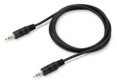 Кабель соединительный аудио Buro BAAC002-1 Jack 3.5 (m)/Jack 3.5 (m) 1м. черный