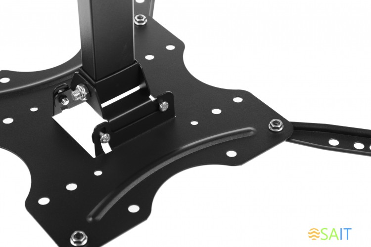 Кронштейн для телевизора Ultramounts UM904 черный 32"-55" макс.30кг настенный поворотно-выдвижной и наклонный