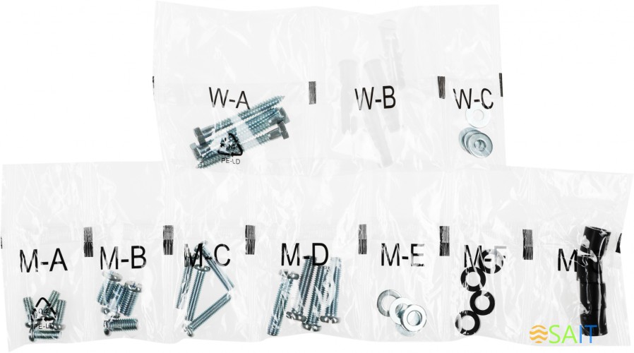 Кронштейн для телевизора Ultramounts UM904 черный 32"-55" макс.30кг настенный поворотно-выдвижной и наклонный