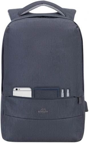 Рюкзак для ноутбука 15.6" Riva 7562 темно-серый полиэстер