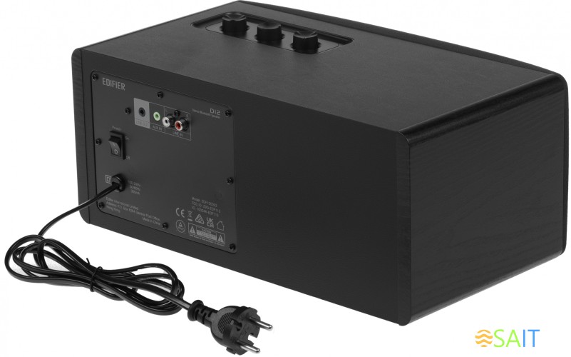 Колонки Edifier D12 black 1.0 черный/черный 70Вт беспроводные BT