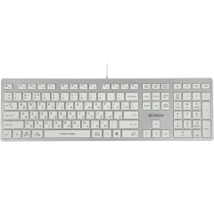 Клавиатура A4Tech FX50 белый USB slim Multimedia (FX50 WHITE) каб.:1.5м A4Tech FX50 WHITE