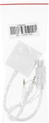 Переходник аудио-видео Premier 5-983 HDMI (m)/VGA (f)/Jack 3.5 (f) 0.15м. белый