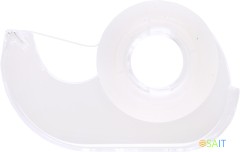 Клейкая лента двухсторонняя Silwerhof прозрачная шир.12мм дл.12.7м полипропилен на диспенсере