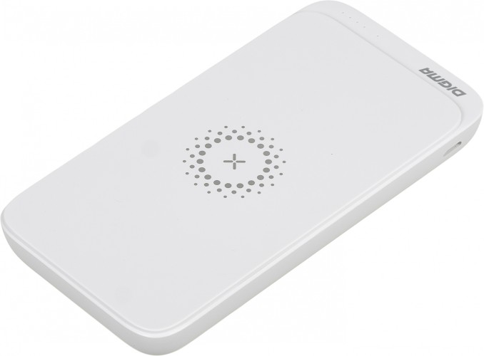 Мобильный аккумулятор Digma DGPQ10E 10000mAh QC3.0/PD3.0 20W 3A 2xUSB-A/USB-C беспров.зар. белый (DGPQ10E20PWT)