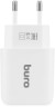 Сетевое зар./устр. Buro BUWG1 18W 3A (QC) USB-A универсальное белый (BUWG18P100WH)