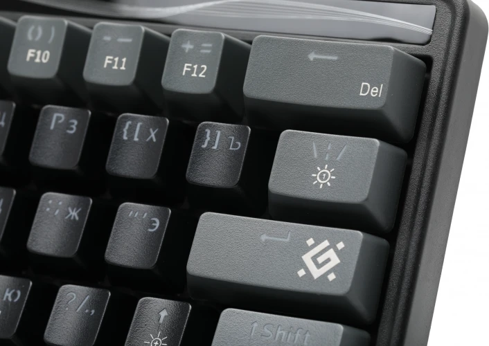 Клавиатура Defender GK-417 механическая черный USB for gamer LED (45414) кабель 1.5м