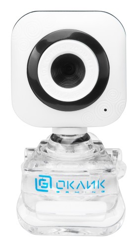 Камера Web Оклик OK-C8812 белый 0.3Mpix (640x480) USB2.0 с микрофоном