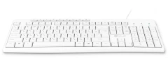 Клавиатура Оклик 305M белый USB Multimedia (1875227) кабель 1.5м