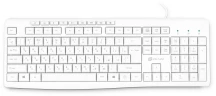 Клавиатура Оклик 305M белый USB Multimedia (1875227)