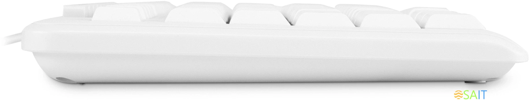 Клавиатура Оклик 305M белый USB Multimedia (1875227)