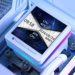 Система водяного охлаждения Thermalright Grand Vision 360 ARGB Soc-AM5/AM4/1151/1200/2066/2011/1700 белый 4-pin 29.4dB Al LCD Ret (G-VISION-360-WH-ARGB)