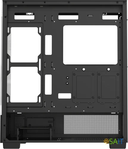 Корпус Formula Crystal E1 черный без БП ATX 5x120mm 3x140mm 2xUSB3.0 1xUSB3.1 audio bott PSU