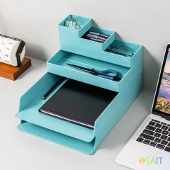 Органайзер настольный Deli ENS001GREEN Nusign зеленый пластик