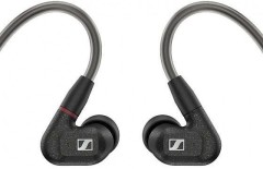 Наушники вкладыши Sennheiser IE 300 1.25м черный проводные крепление за ухом (509104)