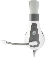 Наушники с микрофоном Оклик HS-L600 серый 1.8м мониторные оголовье (1532023)