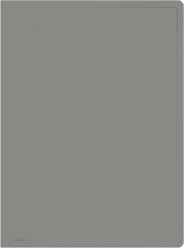 Папка с 20 прозр.вклад. Silwerhof Eco A4 пластик 0.5мм серый