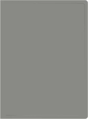 Папка с 20 прозр.вклад. Silwerhof Eco SE-V20GREY A4 пластик 0.5мм серый