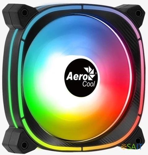 Вентилятор для корпуса Aerocool Astro 12 F ARGB 120х120x25 черный 6-pin 17.5дБ (ASTRO 12 F ARGB) Ret