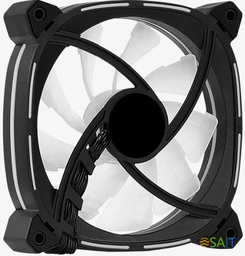 Вентилятор для корпуса Aerocool Astro 12 F ARGB 120х120x25 черный 6-pin 17.5дБ (ASTRO 12 F ARGB) Ret