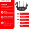 Роутер беспроводной Mercusys MR90X AX6000 100/1000/2500BASE-T черный